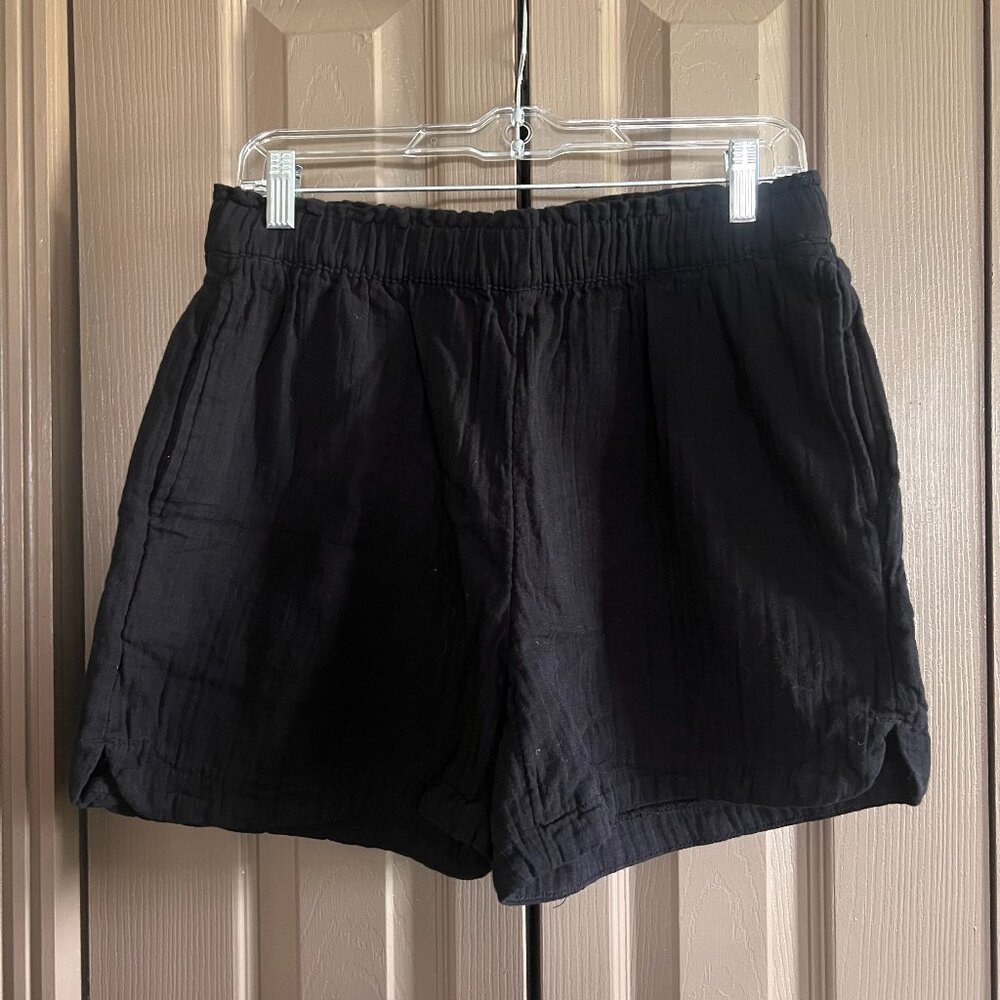 Old Navy Black Linen Shorts